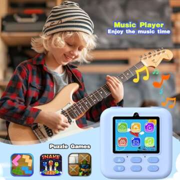 Masterbee Kids Camera: Instant Print Fun for Young Explorers