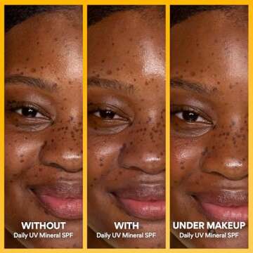 innisfree Daily UV Defense Mineral Sunscreen Broad Spectrum SPF 45 with Hyaluronic Acid, Korean Sunscreen for Face with Color Correcting Green Tint