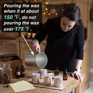 Candle Wick Stickers - 480PCS Easy Peel Adhesive Kit