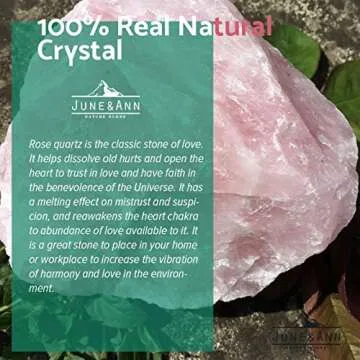 Rose Quartz Yoni Eggs, June&Ann Set of 3 Drilled Natural Chakra Healing Yoga Exercise Eggs with String Massage Stones Ben Wa Ball for Women to Train Pelvic Muscles Kegel Exercise