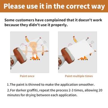 White Paint - for Effortless Cleaning & Pristine Walls,Small Roller Brush Repair Kit,Scratch & Yello...