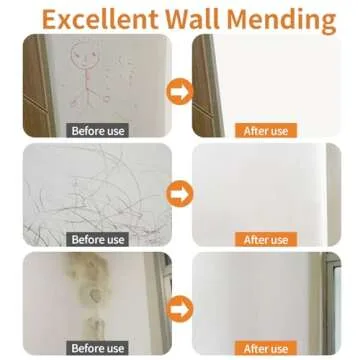 White Paint - for Effortless Cleaning & Pristine Walls,Small Roller Brush Repair Kit,Scratch & Yellowing Fixes, Water-Based, Ideal for Home Aesthetics Upgrade(500g, White)