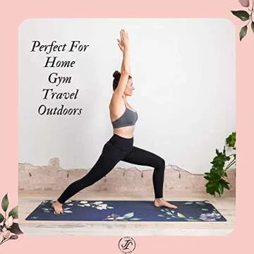 June & Juniper Travel Yoga Mat Eco-Friendly Lightweight