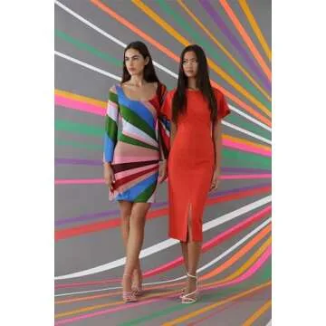 Elegant Donna Morgan Flutter Sleeve Midi Dress