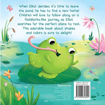 Elliot The Heart-Shaped Frog Adorable Kids Book on Shapes
