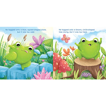 Elliot The Heart-Shaped Frog Adorable Kids Book on Shapes