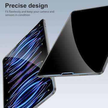 2+2 Pack SPARIN Screen Protector for iPad Pro 12.9 (2022/2021/2020) + Camera Lens Protector, Tempered Glass for iPad Pro 12.9 inch 6th/5th/4th Generation, Support Apple Pencil & Case Friendly