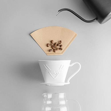 400 Count V60 Filter #2 Unbleached Coffee Filters for Brews