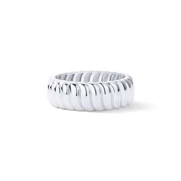 PAVOI Rhodium Plated Statement Ring for Women