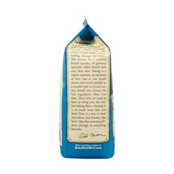 Bob's Red Mill Organic Unbl White Flour, 48 Ounce (Pack of 4)