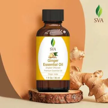SVA Ginger Essential Oil – Natural Oil for Hair & Aromatherapy