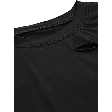 Chic Distressed USA Flag Crop Top for Summer Style