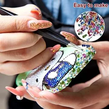 300g Crushed Glass 12 Colors 2-4 mm Irregular Glass Sequins Crushed Glass Chips for DIY Nail Art, Handmade Crafts, Vase Filler, Scrapbooking, Jewelry Making (Bright Colors)