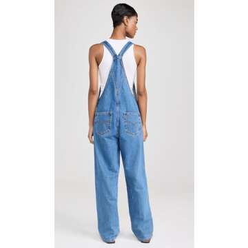 Levi's Women's Vintage Overalls, Foolish Love Blue