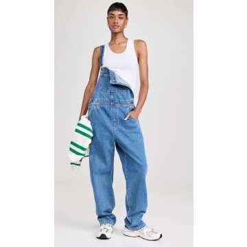Levi's Women's Vintage Overalls, Foolish Love Blue