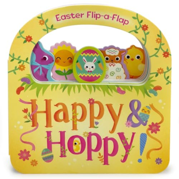 Happy & Hoppy - Children's Flip-a-Flap Activity Board Book for Easter Baskets and Springtime Fun, Ag...