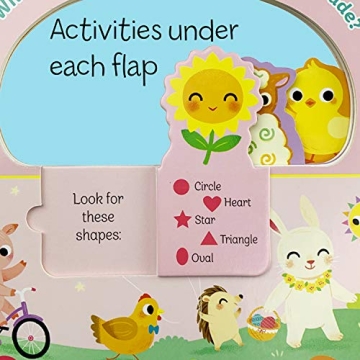 Happy & Hoppy Children's Flip-a-Flap Book for Ages 1-5