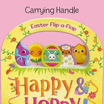 Happy & Hoppy Children's Flip-a-Flap Book for Ages 1-5