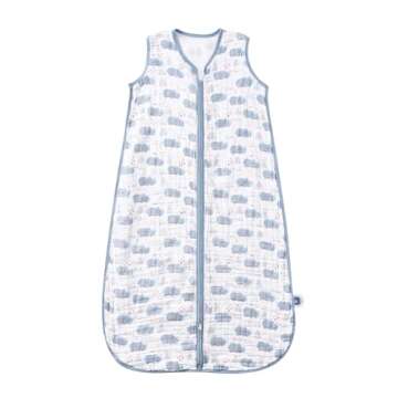 TADO MUSLIN Baby Sleep Sack 2-4 T Boys & Girls Wearable Blanket 100% Organic Cotton 0.5 TOG Toddler ...