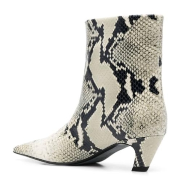 Stylish FSJ Women Square Toe Low Heel Ankle Boots