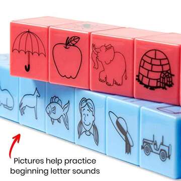 hand2mind Reading Rods for Kids Ages 4-8