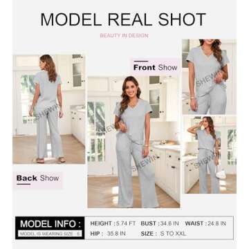 Soft SHEWIN Women's Pajama Sets for Cozy Lounging