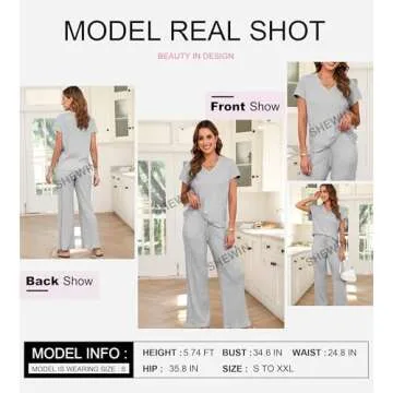 Soft SHEWIN Women's Pajama Sets for Cozy Lounging