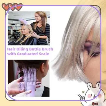 Root Comb Applicator Bottle for Hair Care Solutions