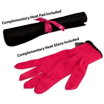 The Bombshell Curl, Wave & Straight Iron with Protective Heat Glove