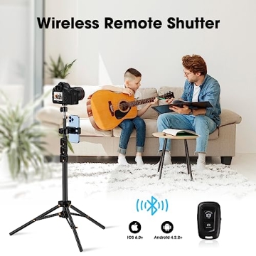 ANBES 10.2" Dimmable Ring Light with Tripod for Creators