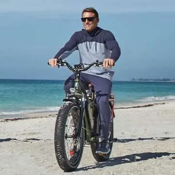 Coolibar Men's LumaLeo Quarter-Zip Hoodie - Sun Protective