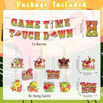 Super Football Party Decorations 2025 Set for Game Day Fun