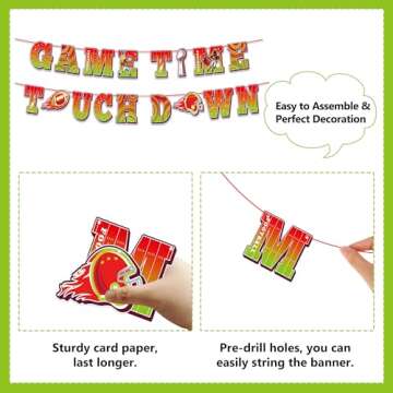 Super Football Party Decorations 2025 Set for Game Day Fun