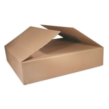 The Packaging Wholesalers 12 x 9 x 3 Inches Shipping Boxes, 25-Count (BS120903)