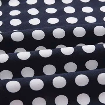 ECOWISH Womens Boho Dress Polka dot Tie Waist Irregular Cocktail Midi Dresses Sleeveless Halter Neck Sexy Sundress S-3XL Blue Small