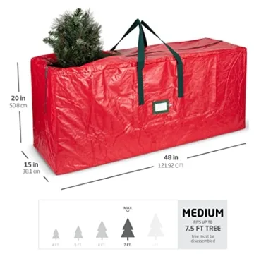 Durable Zober Christmas Tree Storage Bag for 7.5 Ft Trees
