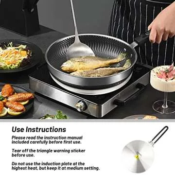 9.45 Inches Heat Diffuser for Induction and Electric Stoves