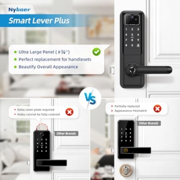 Smart WiFi Video Door Lock with Keyless Entry & Camera