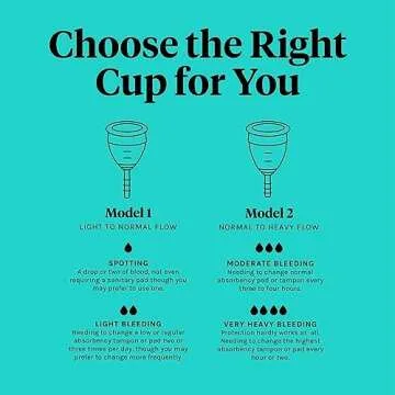 Lunette Menstrual Cup – Best Reusable Period Cup – Wear for 12 Hours and Reuse up to 10 Years, Blue Size 2 for Moderate to Heavy Flow