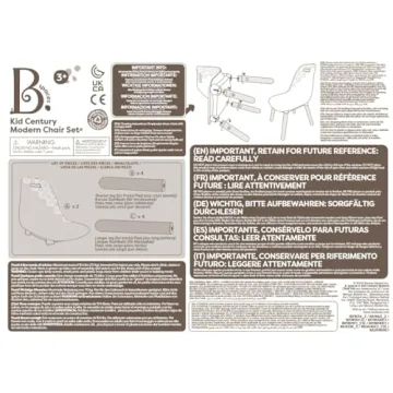 B. Toys B. Spaces Kids Chairs - Mint Green 2-Piece Set