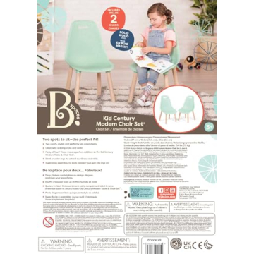 B. Toys B. Spaces Kids Chairs - Mint Green 2-Piece Set