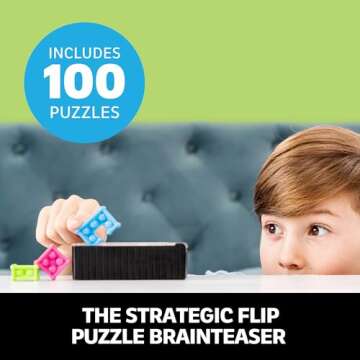 Educational Insights Kanoodle Flip 3-D Brain Teaser Puzzle Game for Kids, Teens And Adults, Featurin...