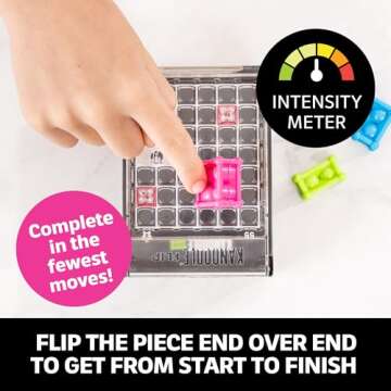 Educational Insights Kanoodle Flip 3-D Brain Teaser Puzzle Game for Kids, Teens And Adults, Featuring 100 Challenges, Ages 7+