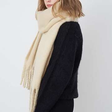 SUNDSGT Big Scarf Women Oversized Soft Warm Shawl
