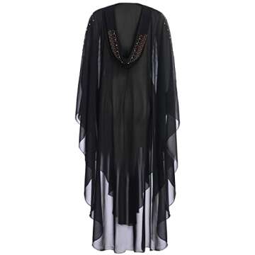 Elegant Beaded Muslim Abaya Dress for All Occasions