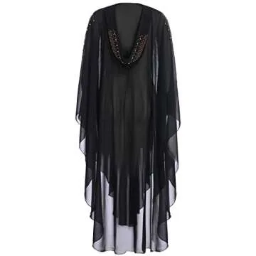 Elegant Beaded Muslim Abaya Dress for All Occasions