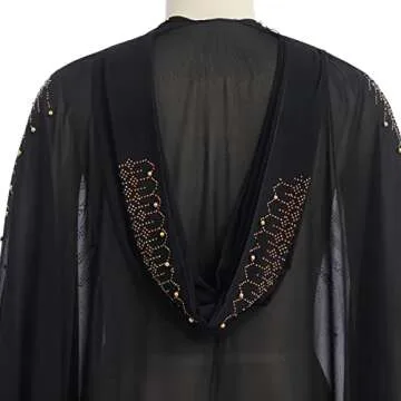 Elegant Beaded Muslim Abaya Dress for All Occasions