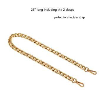 Xiazw Medium Size Fabulous Metal Shoulder Crossbody Purse Strap Replacement Bag Chain Accessories (2...