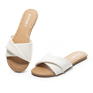 FITORY Women's Flat Sandals Perfect for Summer Comfort