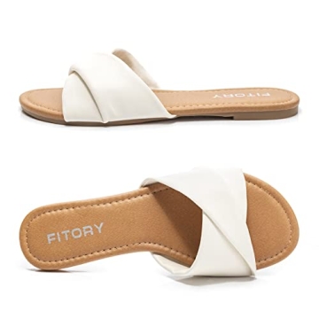 FITORY Women's Flat Sandals Perfect for Summer Comfort